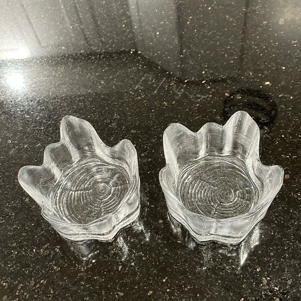Bengt Edenfalk for Skruf Pair Retro Woodstock Candle
Holders